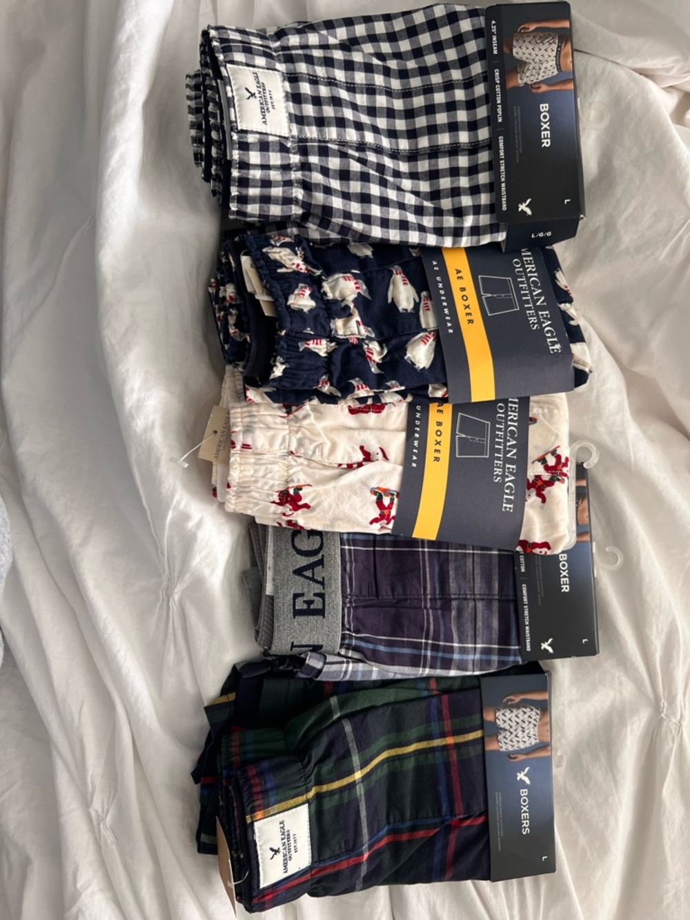 American Eagle Men’s Boxer Shorts Bundle Size Large NWT
